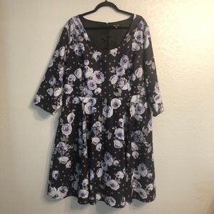 City Chic Floral Dress